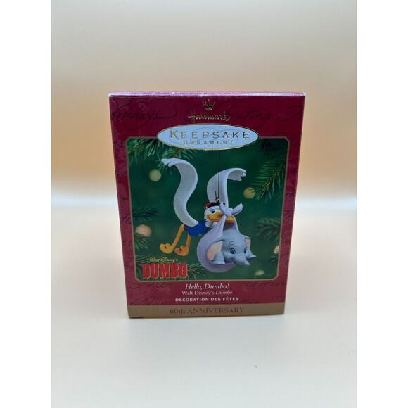 Hallmark Ornament Walt Disney Hello Dumbo 60th Anniversary 2001 - Picture 6 of 6